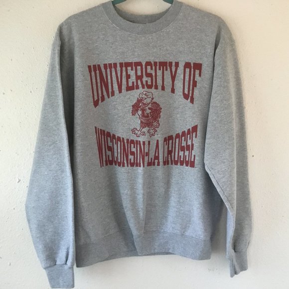 Champion Tops - University Wisconsin La Crosse College  Sweatshirt